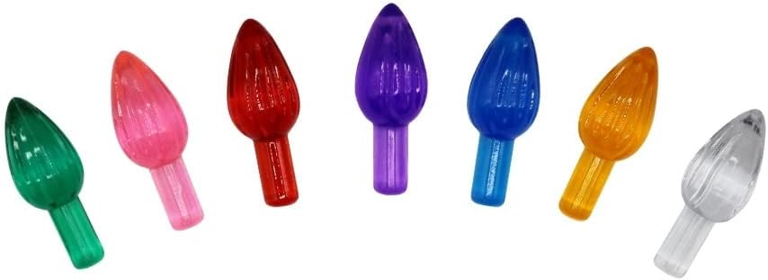 Multicolor Medium Twist Replacement Lights for Ceramic Christmas Trees - 144 Pack