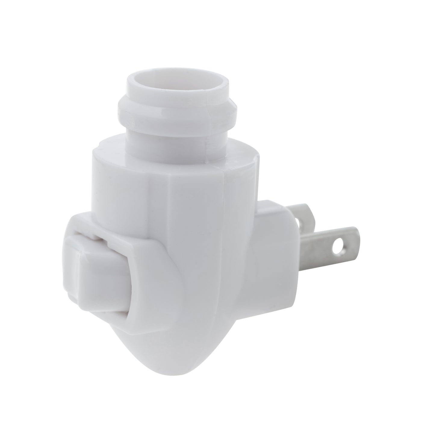 Plug In Night Light Module Includes 4 Watt Bulb, White Plastic, Great for - close-up