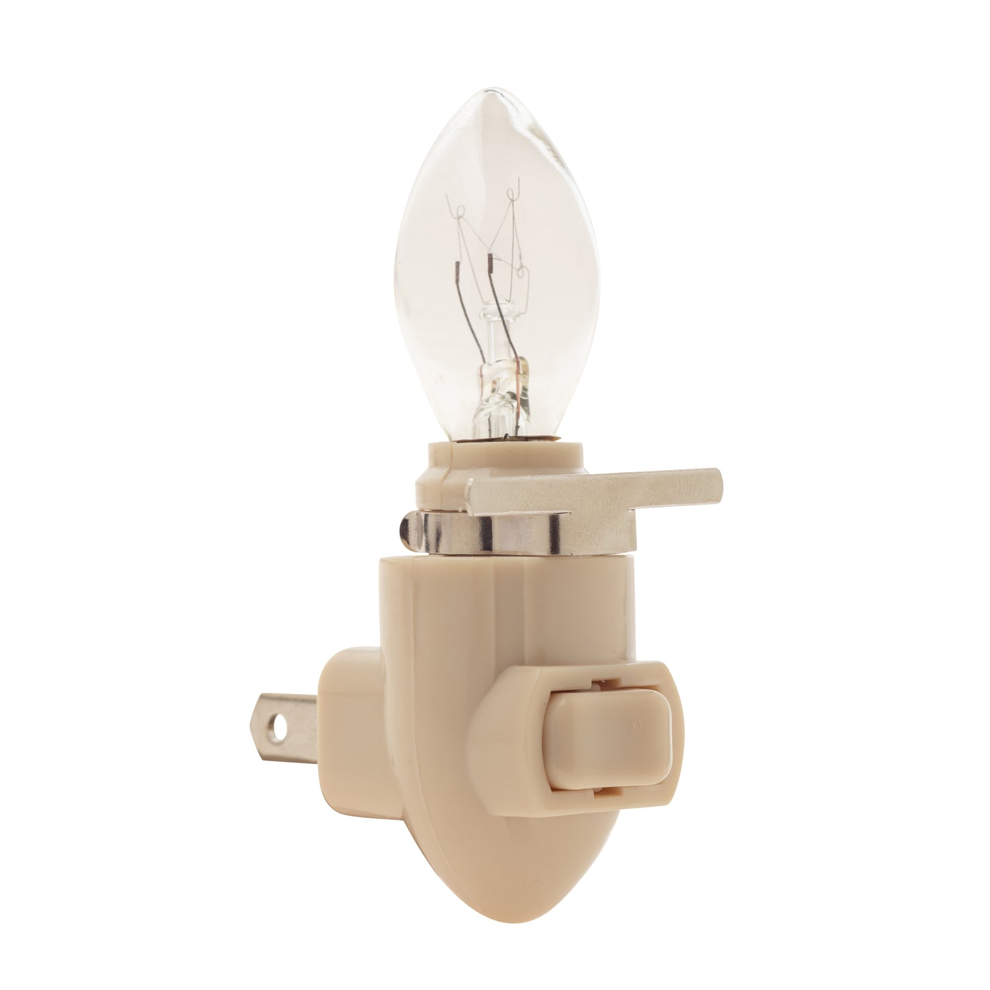 Plug in Night Light Module Includes 4 Bulbs and 4 Metal Clips, Great for Making - side view