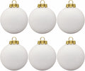 Creative Hobbies 3 Inch Ceramic Bisque Ornament Balls, 6 Pack