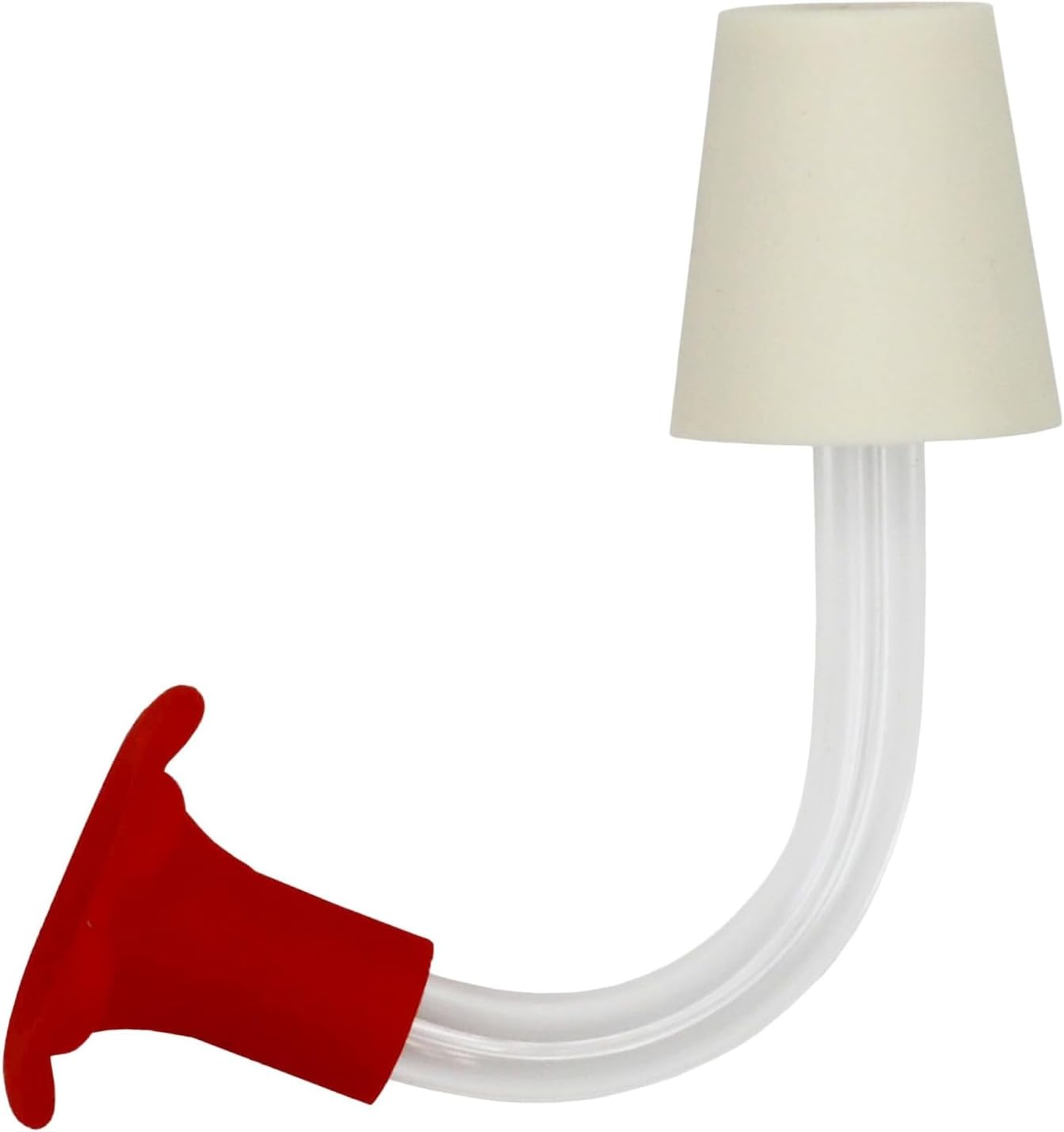 Floral Tip Hummingbird Feeder Tubes for DIY Hummingbird Feeders, 1" Long Stopper - Pack of 3