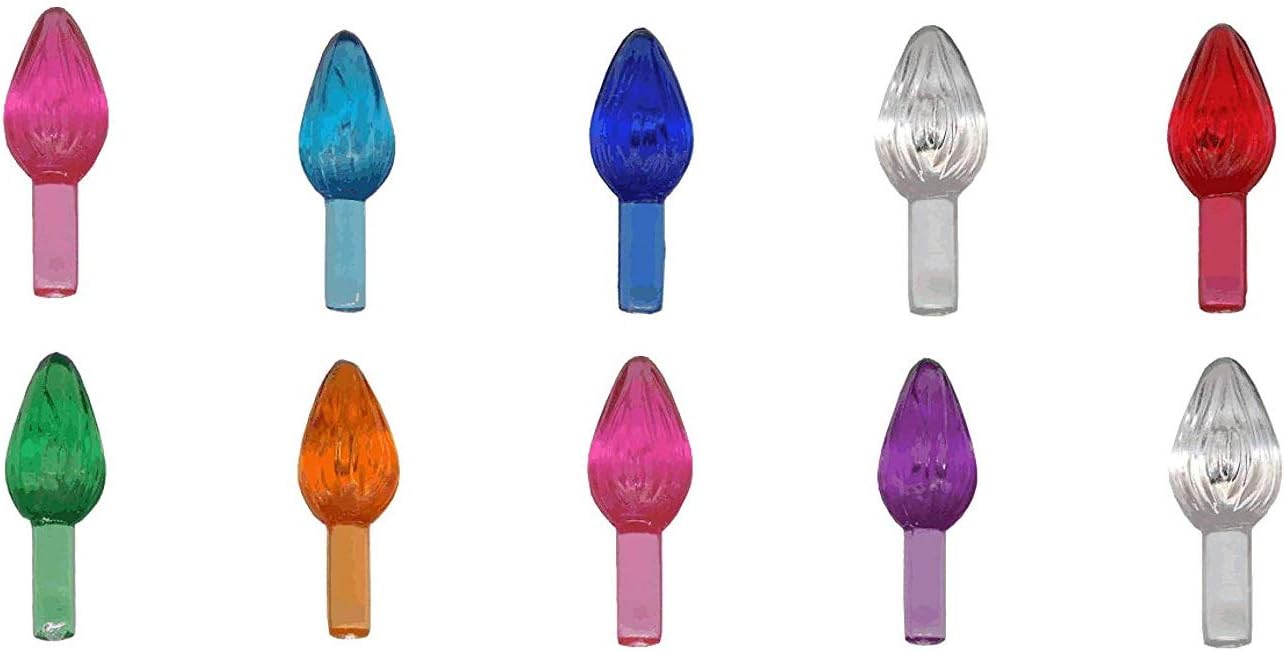 Multicolor Medium Twist Replacement Lights for Ceramic Christmas Trees - 144 Pack