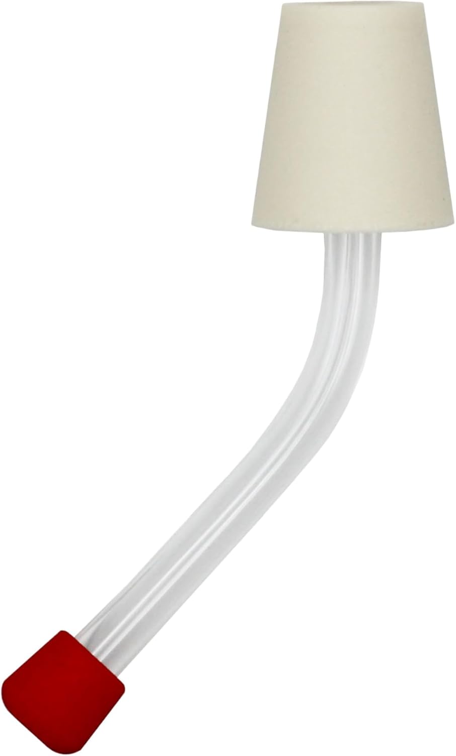 Hummingbird Feeder Tubes with Red Tip - for DIY Hummingbird Feeders, 1" Long Stopper | Pack of 3