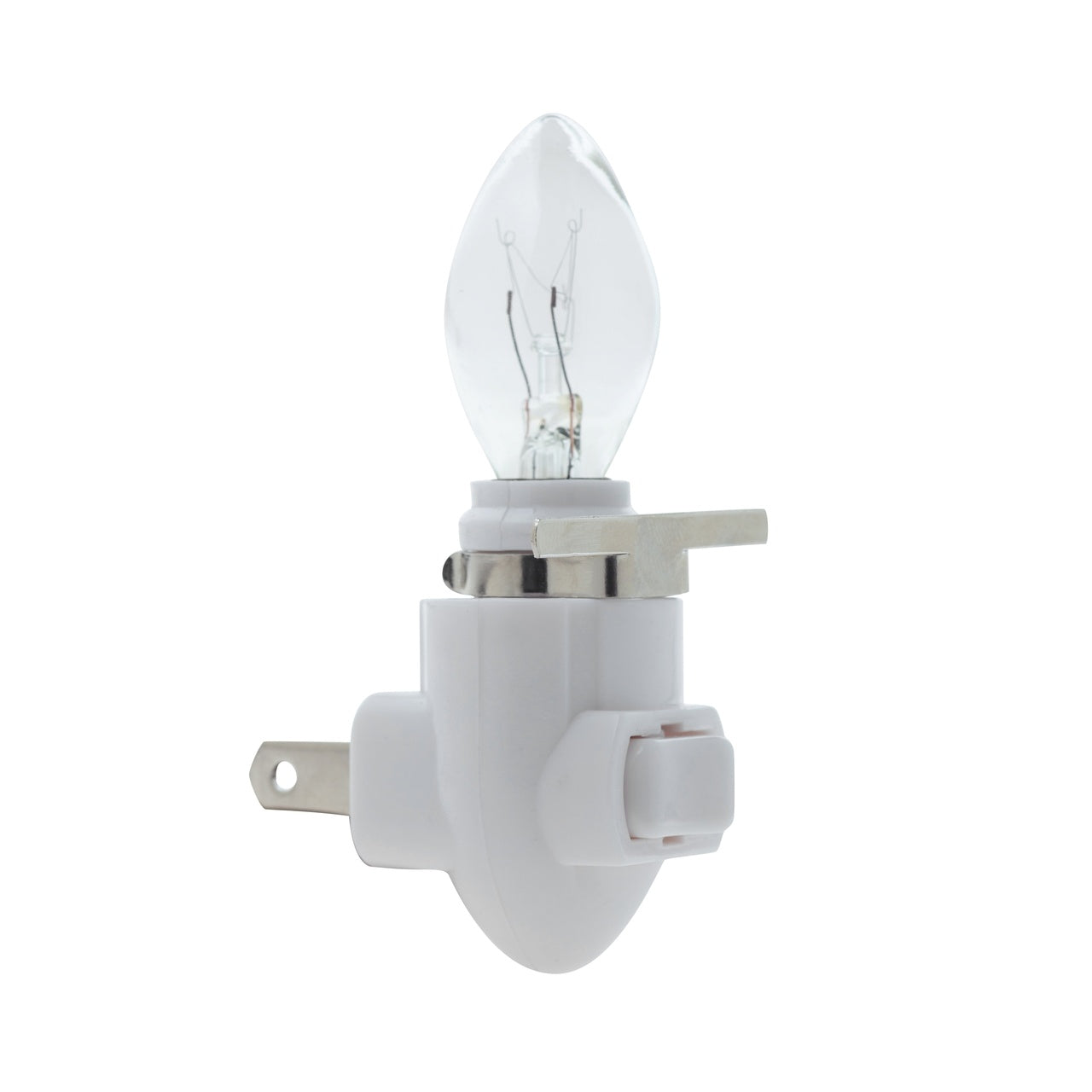 Plug in Night Light Module Includes 4 Bulbs and 4 Metal Clips, Great for Making - side view