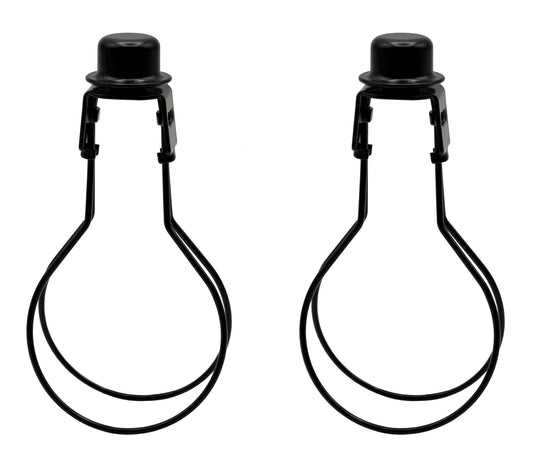 Lamp Shade Light Bulb Clip Adapter Clip on with Shade Attaching Finial Top,