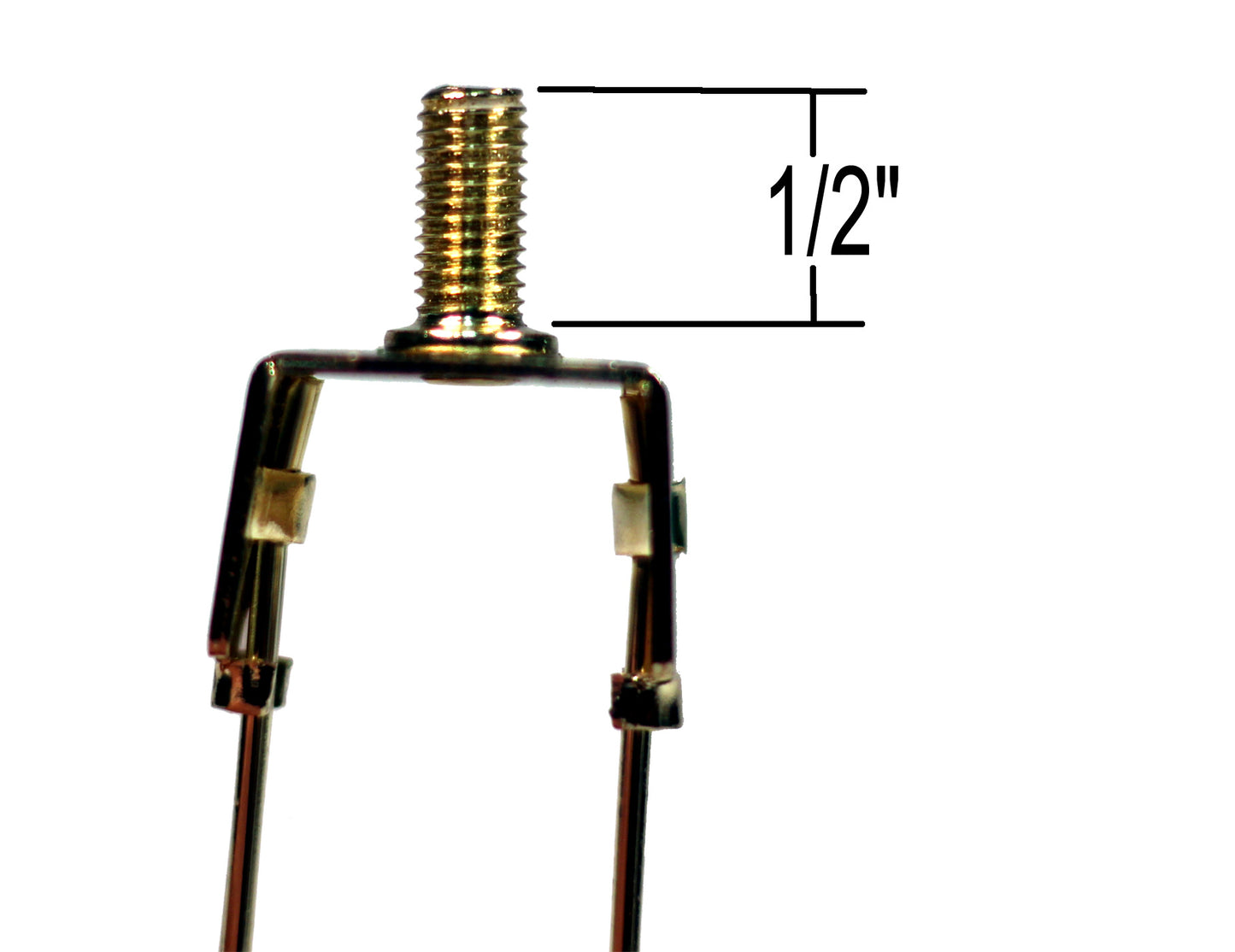 Lamp Shade Light Bulb Clip Adapter Clip on with Shade Attaching Finial Top, - detail