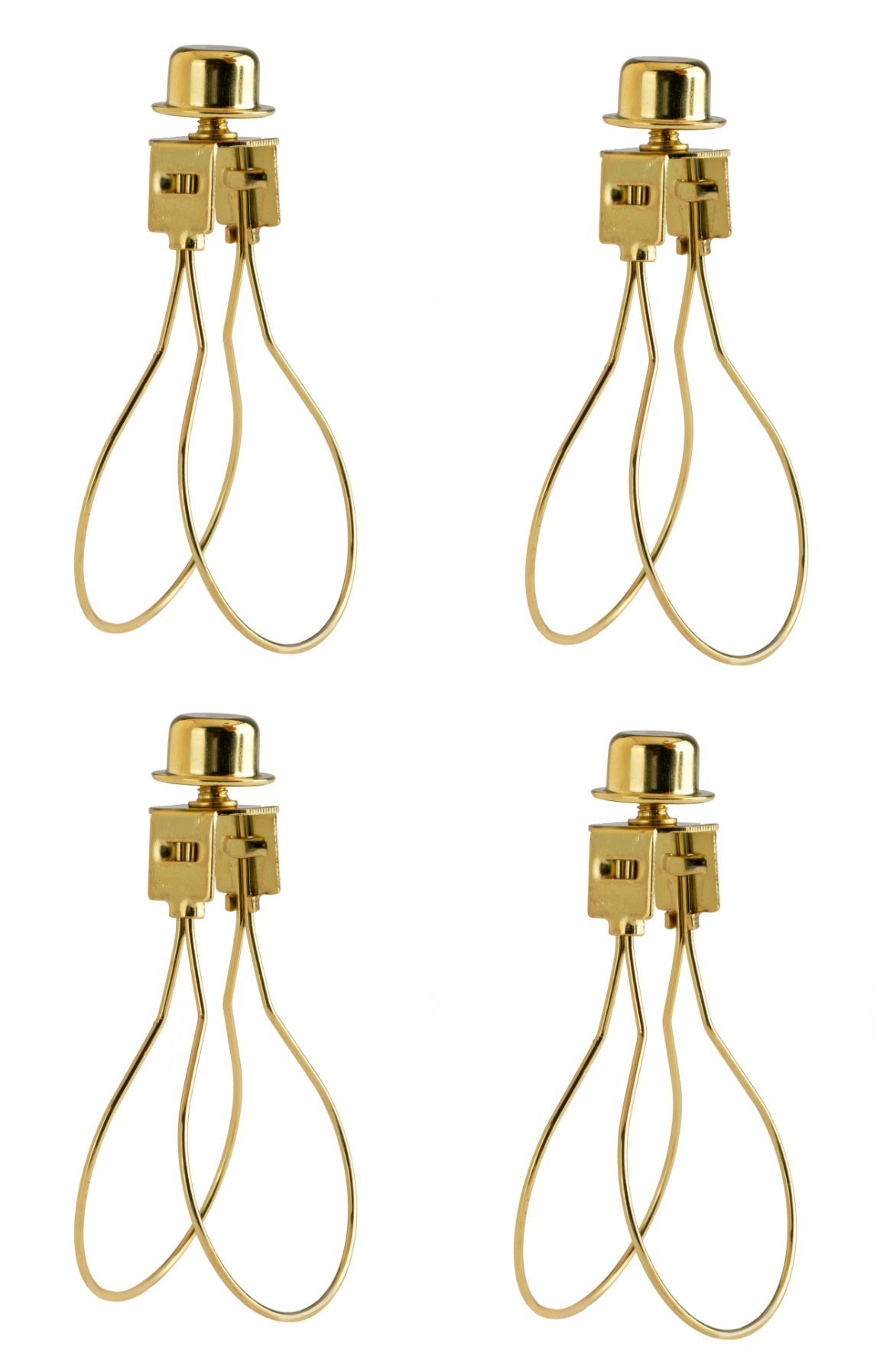 Lamp Shade Light Bulb Clip Adapter Clip on with Shade Attaching Finial Top, - detail