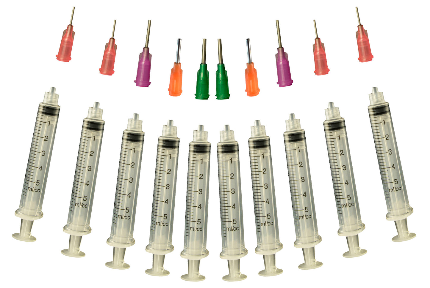 Glue Applicator Syringe for Flatback Rhinestones & Hobby Crafts, 5 Ml with - stainless steel