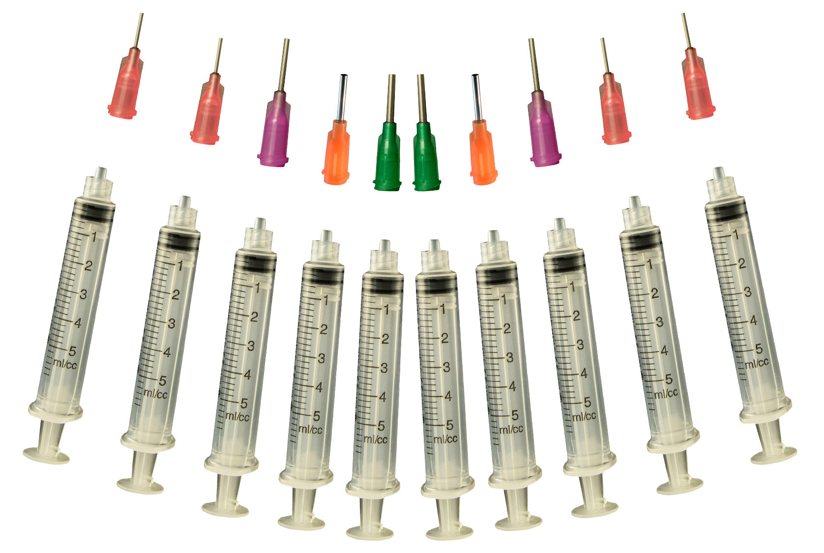 Glue Applicator Syringe for Flatback Rhinestones & Hobby Crafts, 5 Ml with - stainless steel