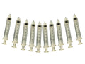 Creative Hobbies Plastic Non-Sterile Dispensing Luer Lock Syringe Without Needle 5ML - Pack of 10