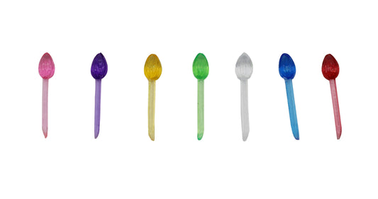Plastic Lites for Ceramic Christmas Trees, 5GN9 Mini Flame Shape Pin Light - porcelain
