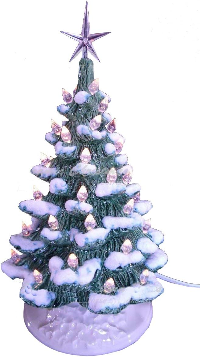 Creative Hobbies Clear Ceramic Christmas Tree Replacement Lights, 100 Medium Twists and 3 Stars