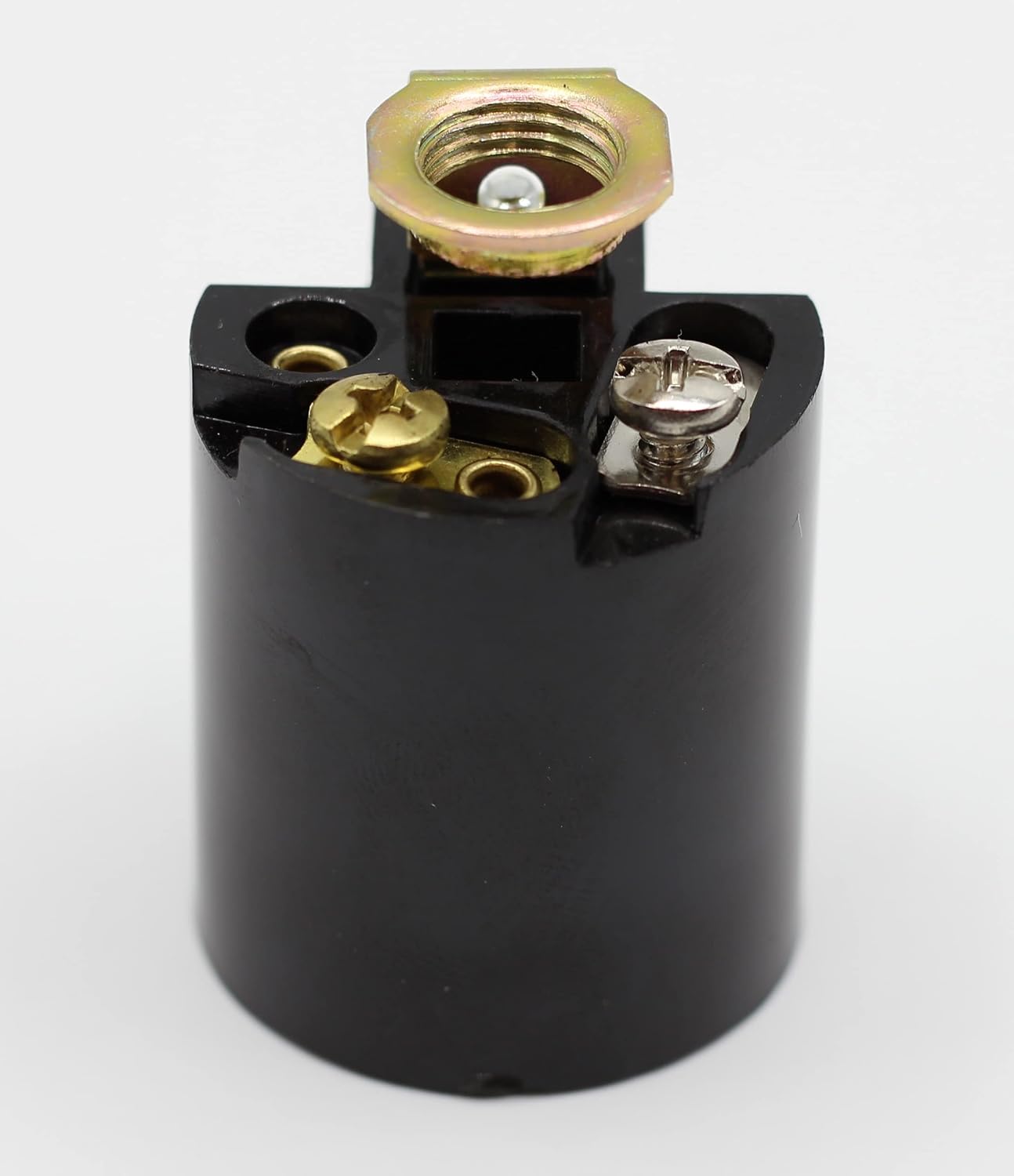 E26 Keyless Phenolic Lamp Sockets with Removable 1/8 IP Hickeys - 6 Pack