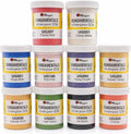 Set of 10 Mayco Fundamentals Ceramic Underglaze Paints, 4 oz Jars, Assorted Colors for Clay, Greenware & Bisque