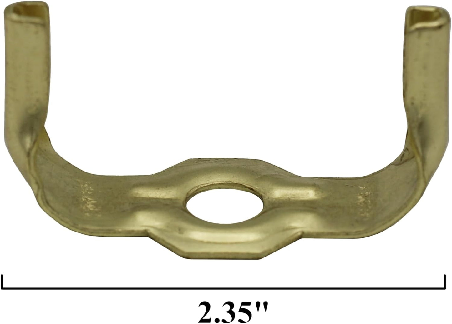 8 Inch Gold Lamp Harp Set with Base and Finial