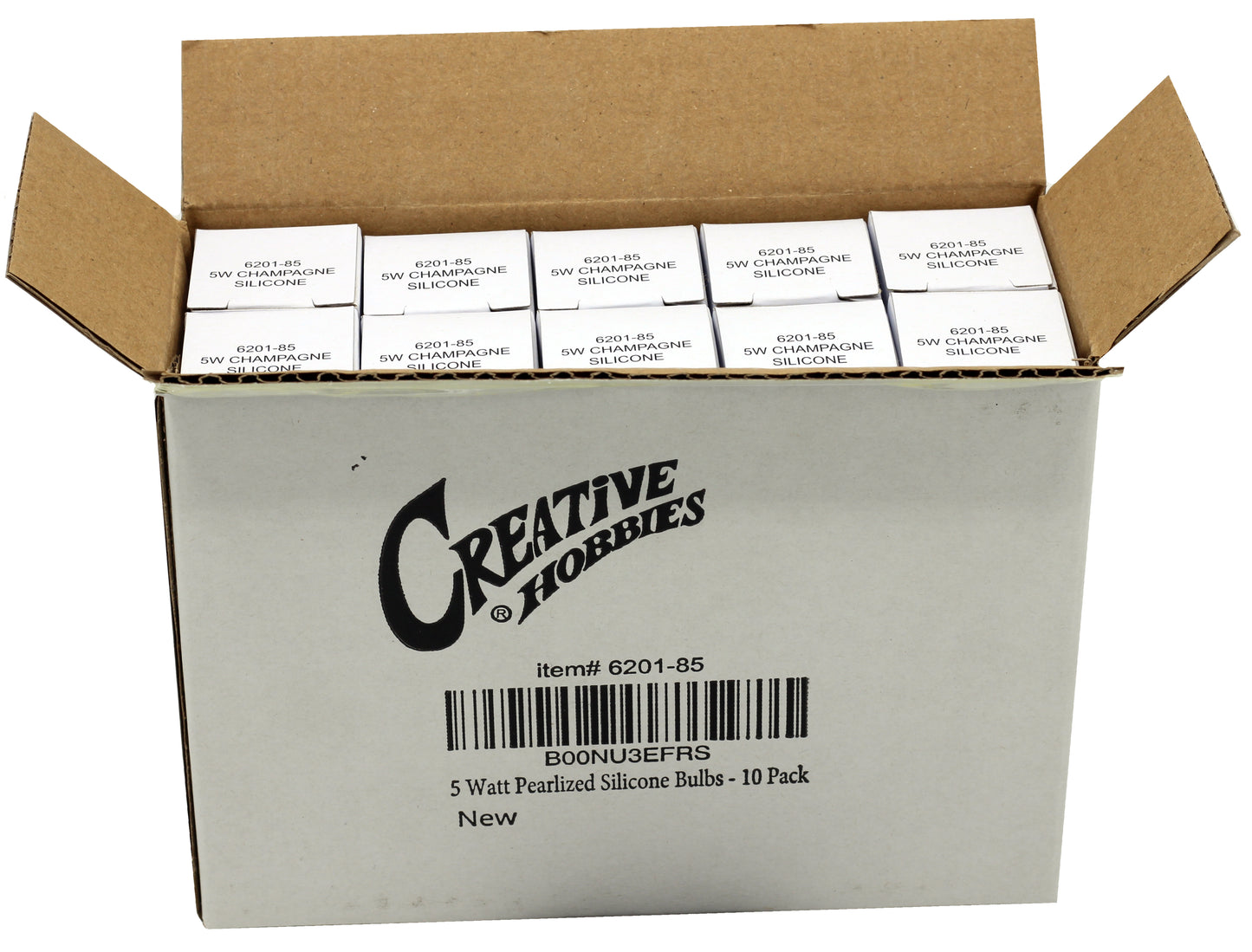 25 Pack - Country Style Silicone Dipped Candle Light Bulbs ~ 5 Watt Pearlized - side view
