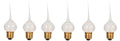 7194WSA Large Medium Base Silicone Light Bulbs, 7.5 Watt, E26 Edison Base,  Individually Boxed, Wholesale Pack of 6 Bulbs