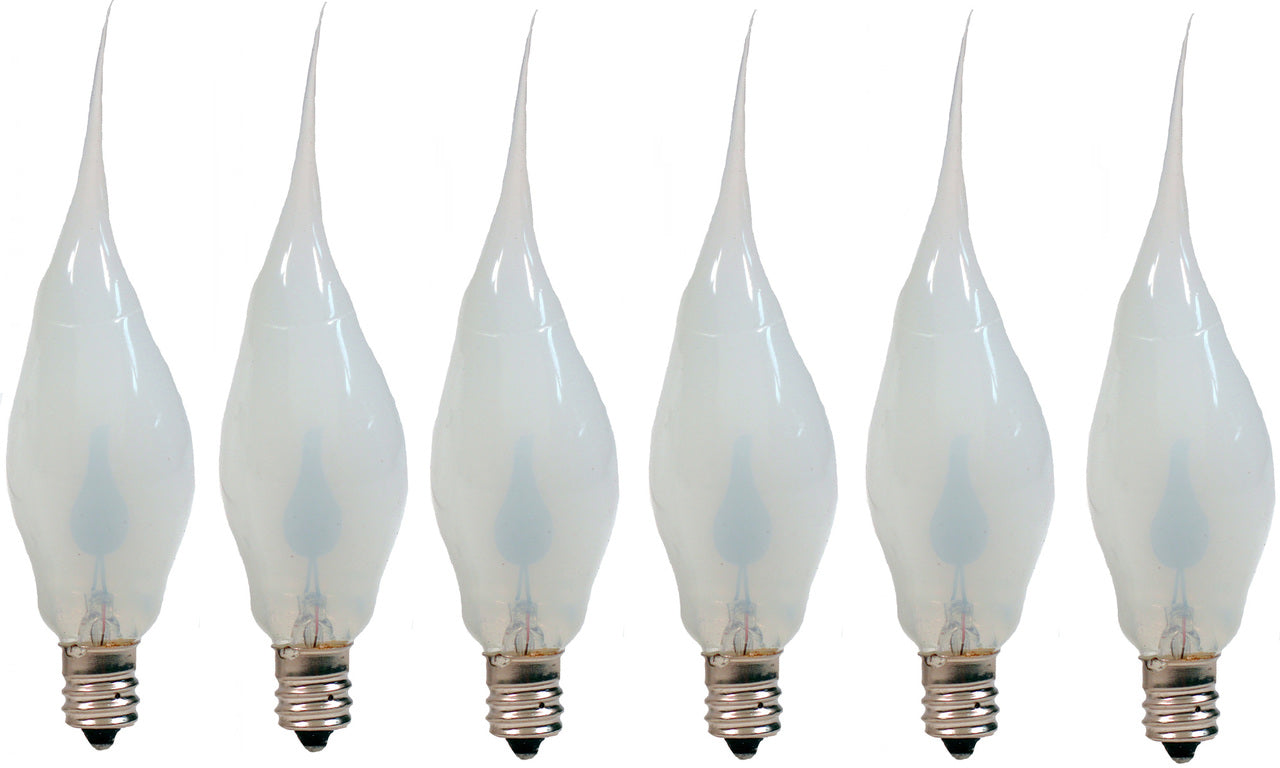 Creative Hobbies Silicone Dipped Flickering Flame Bulb, Country Style, Electric - nickel, for night light