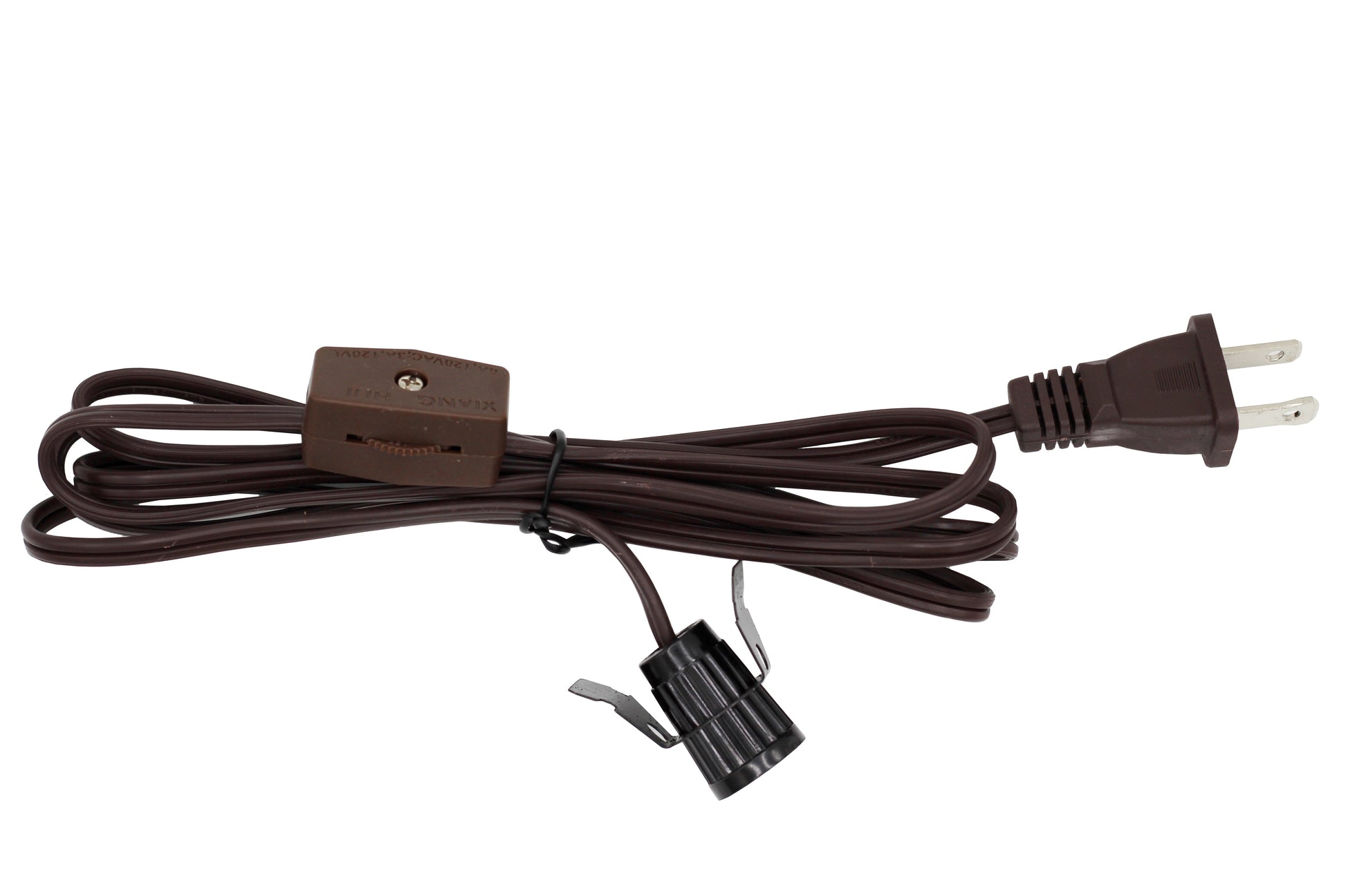 708N2 Single Light Replacement Clip in Lamp Cord for Christmas Village House, - ceramic, for diy