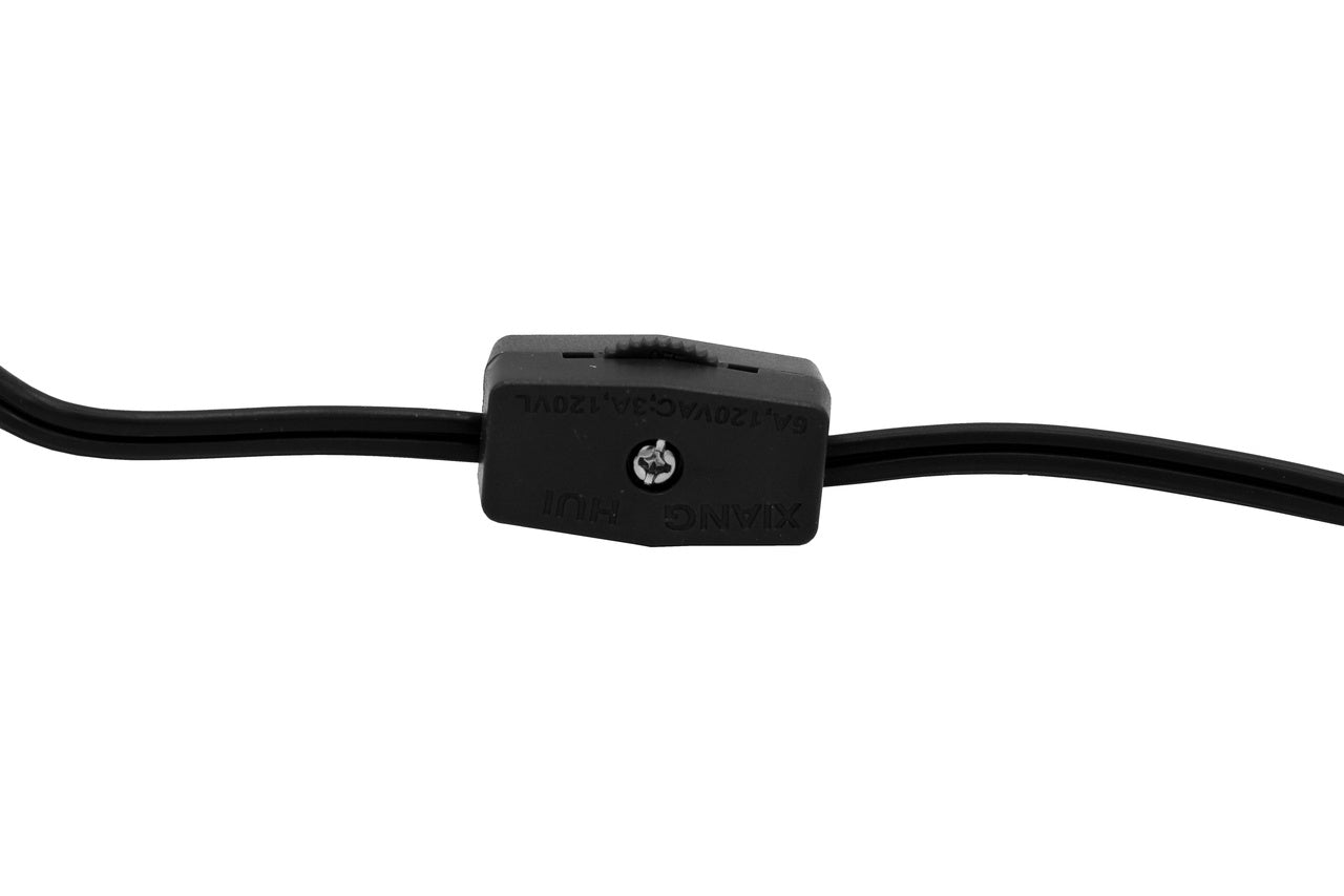 708N3 Single Light Replacement Clip in Lamp Cord for Christmas Village House, - close-up