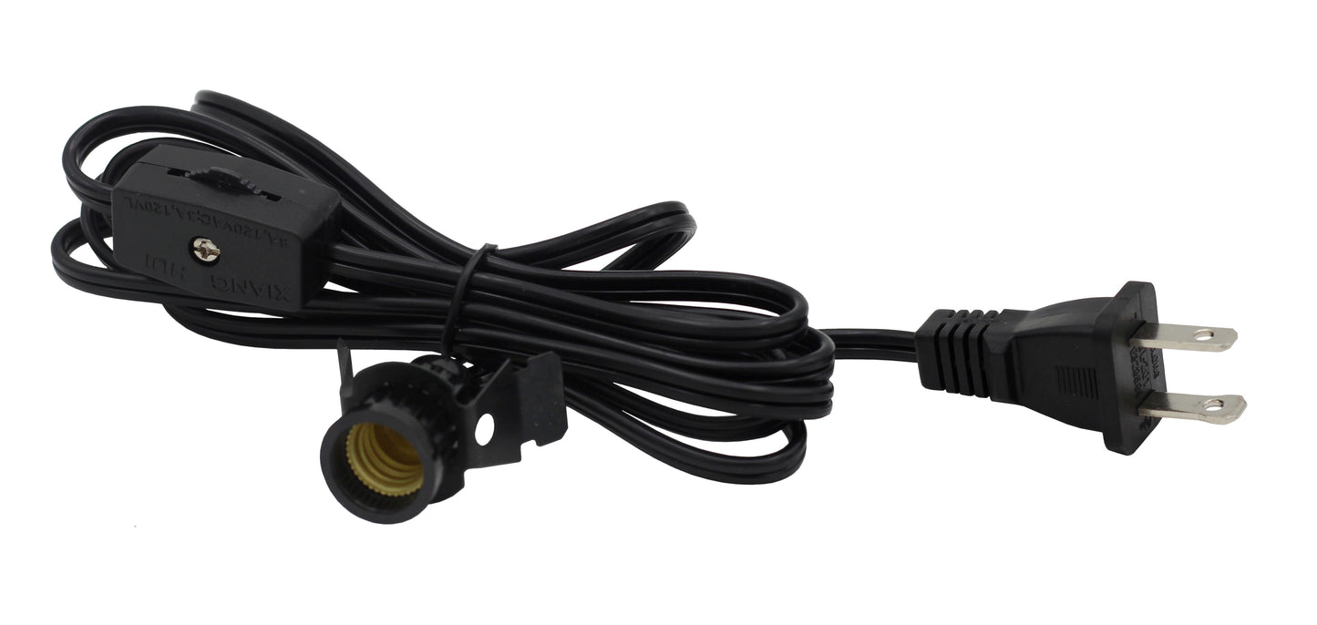 708N3 Single Light Replacement Clip in Lamp Cord for Christmas Village House, - view 5