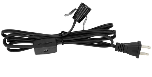 708N3 Single Light Replacement Clip in Lamp Cord for Christmas Village House, - ceramic, for diy