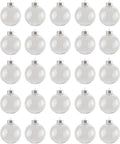 Clear Plastic Ball Ornaments 67mm (2-5/8") 25 Pack – DIY Crafts