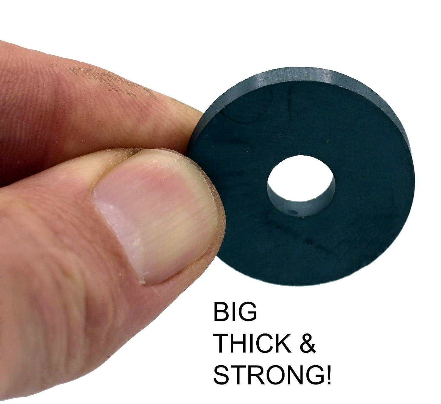 1.25" Round Ceramic Donut Magnets 29 Pcs - For office, classroom, fridge use!