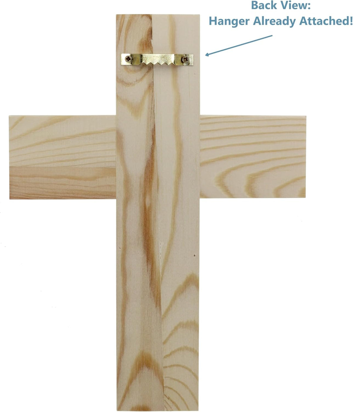 Unfinished Wooden Crosses for Painting, 6.5 x 9 Inch - Set of 6