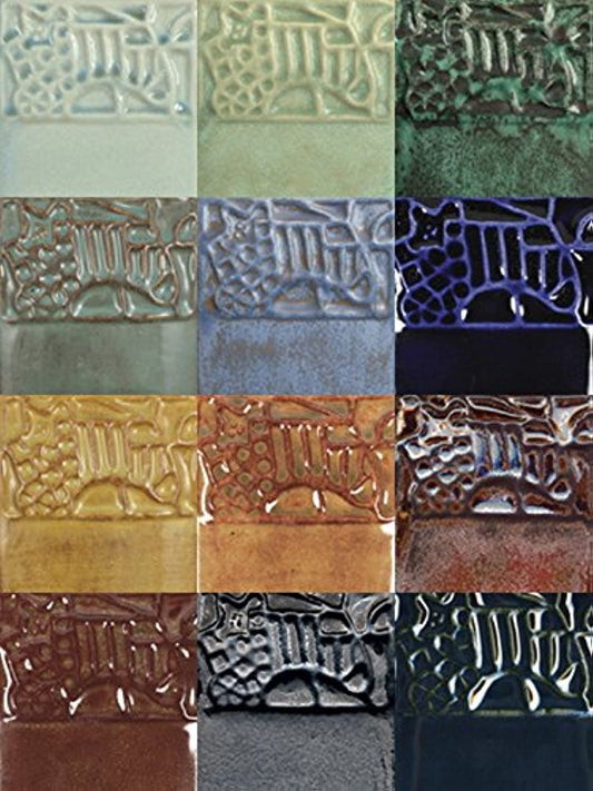 Mayco Elements Glaze Set, 4 Ounces, Assorted Colors, Set of 12