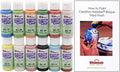 Creative Hobbies Ceramic Glaze Kit 1 Featuring Mayco Stroke & Coat, Includes How to Paint Pottery Booklet