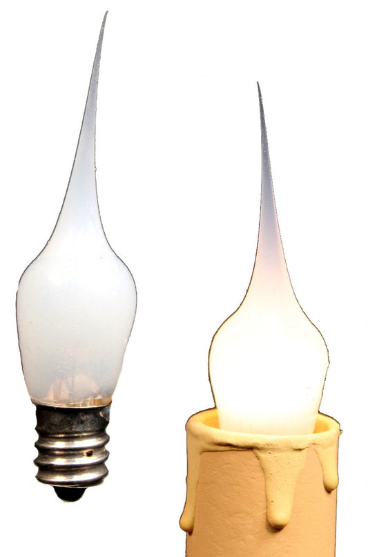 3 Watt Mini Country Style Silicone Dipped Candle Light Bulbs, Great for Night - for night light