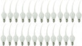 25 Silicone Dipped Country Style, 6 Watt, S6 Shape Electric Candle Lamp Chandelier Light Bulbs, Individually Boxed