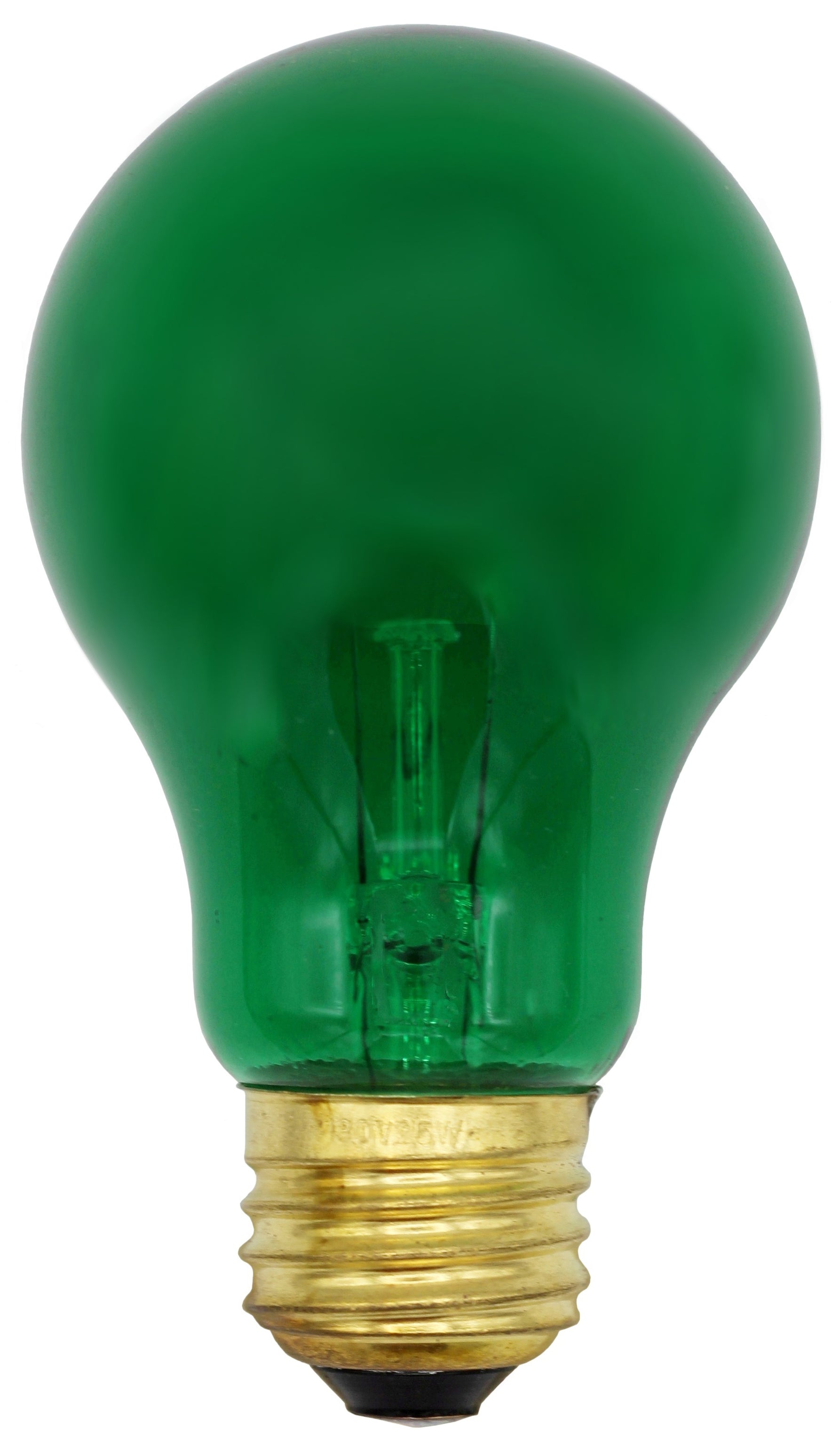 4 Pack A19 Holiday Light Bulbs – 2 Red and 2 Green Medium Base Incandescent - detail