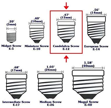 Night Light Bulbs, C7, Clear, Steady Burning, 4 Watt, Candelabra Base E12 - detail
