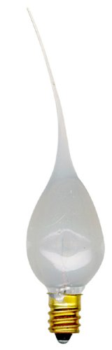 Box of 25 - Silicone Dipped Electric Candle Lamp Chandelier Light Bulbs, - detail