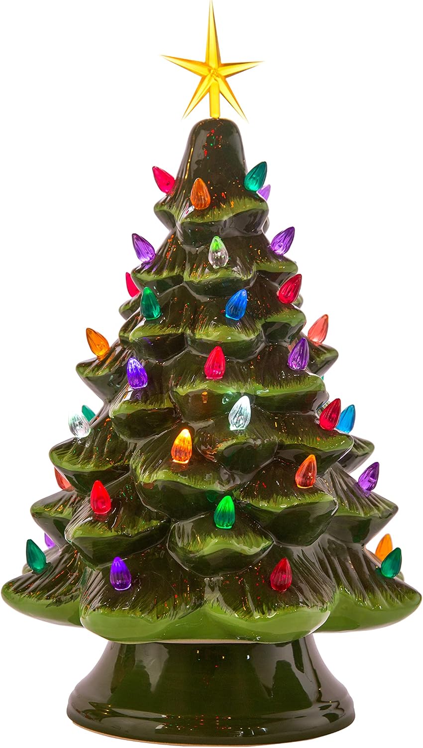Red Medium Twist Replacement Lights for Ceramic Christmas Trees - 144 Pack