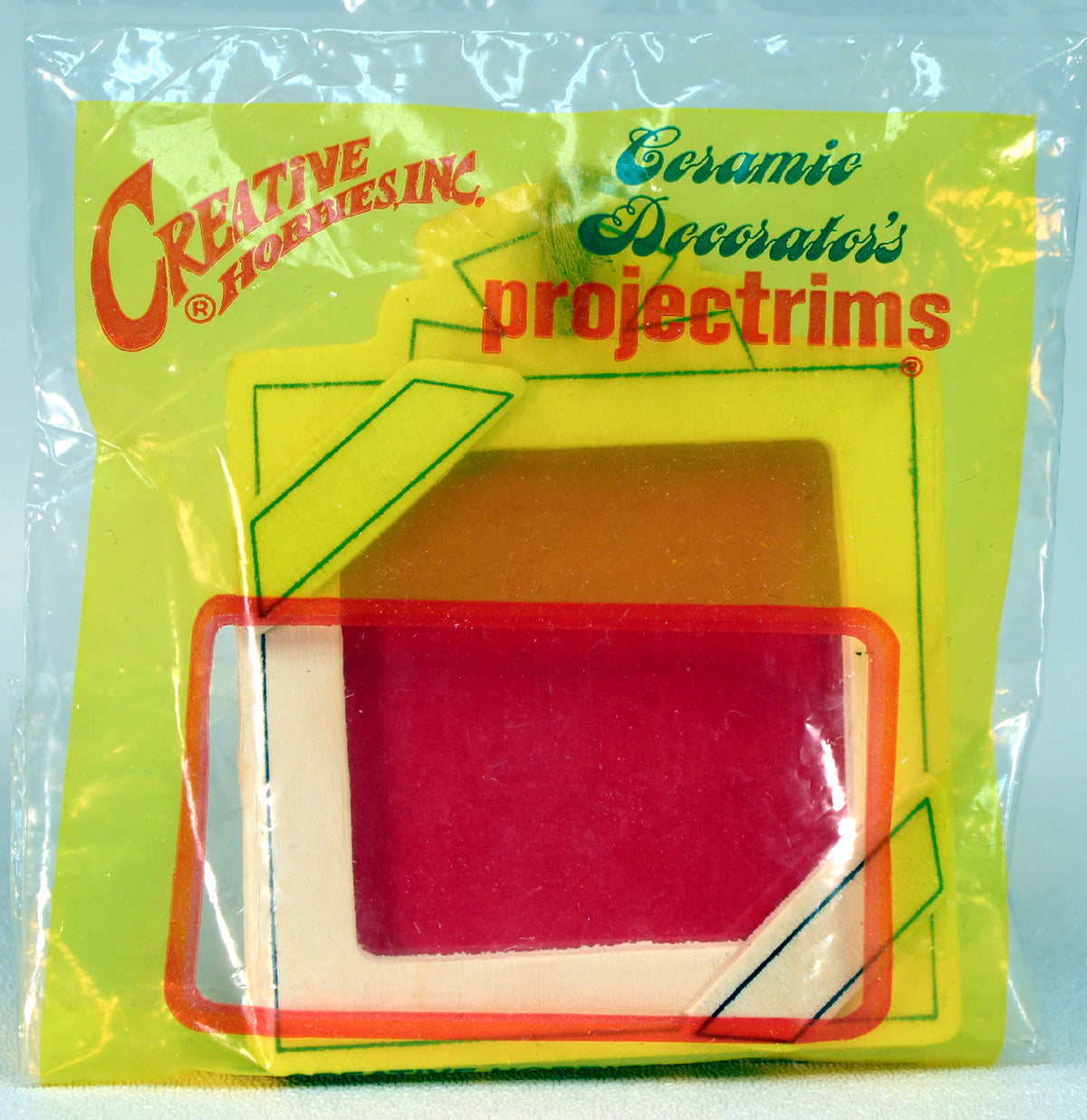 Unfinished Wood Square Present Picture Frame Ornaments -Great Group Kids - detail