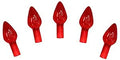 Red Medium Twist Replacement Lights for Ceramic Christmas Trees - 144 Pack