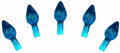 Creative Hobbies Blue Medium Twist Ceramic Christmas Tree Lights – 144 Pack