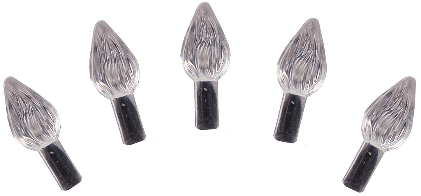 Creative Hobbies® Plastic Lites for Ceramic Christmas Trees, Medium Twist Light - porcelain