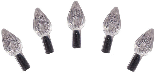 Creative Hobbies® Plastic Lites for Ceramic Christmas Trees, Medium Twist Light - porcelain