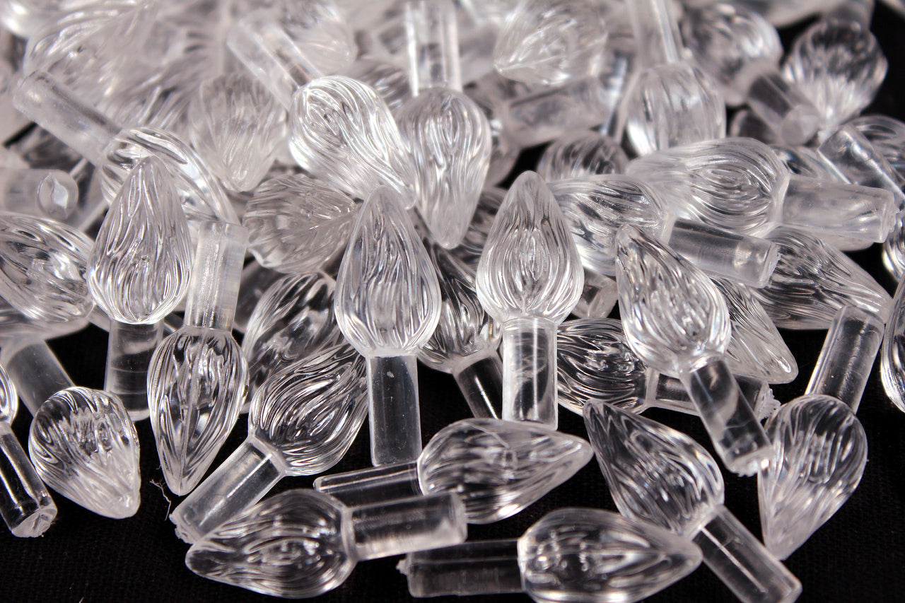 Creative Hobbies® Plastic Lites for Ceramic Christmas Trees, Medium Twist Light - side view