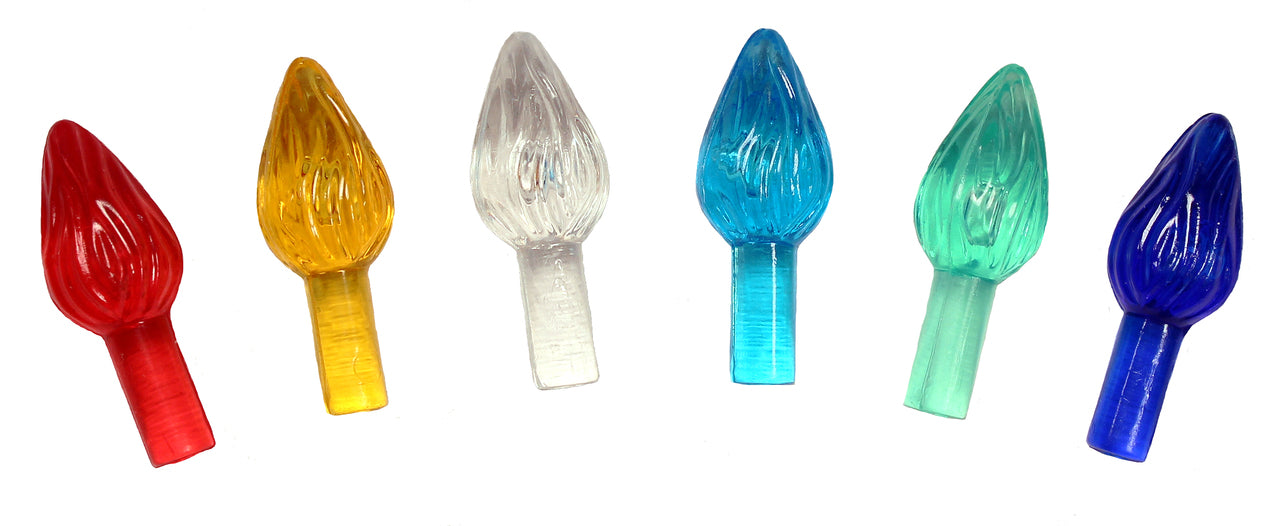 Projectrims™ #9GM9 -Plastic Lites for Ceramic Christmas Trees, Medium Twist - porcelain