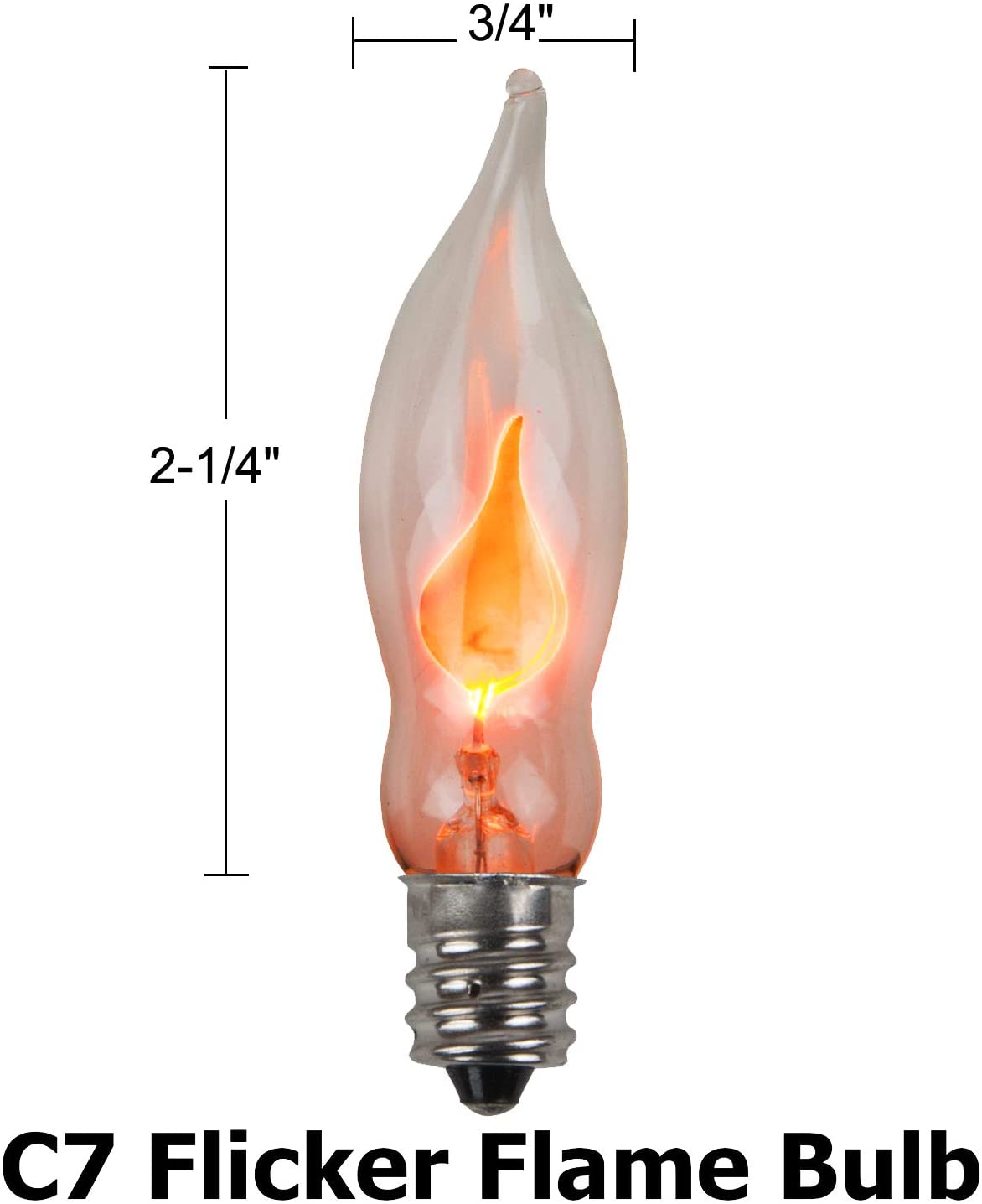 2 Pack -Plug in Night Light Modules White Plastic Include Flicker Night Light - close-up