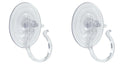 Projectpak Wreath Holder Suction Cup Hooks, Perfect for Hanging Holiday Wreaths, Decorations | 2 Pack