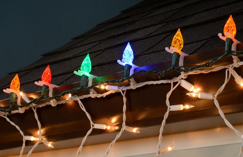 All-Purpose Holiday Light Clips for Gutters and Shingles - Mount C5, C6, C7, - view 6