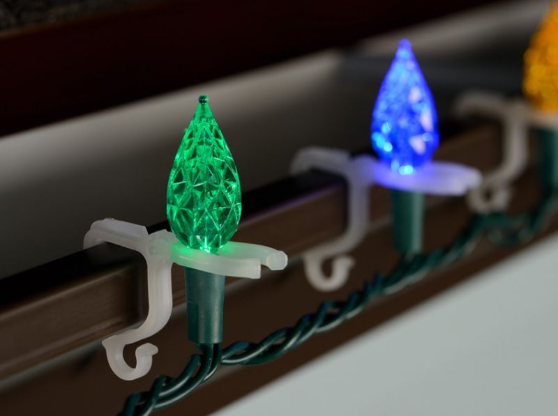 All-Purpose Holiday Light Clips for Gutters and Shingles - Mount C5, C6, C7, - view 7