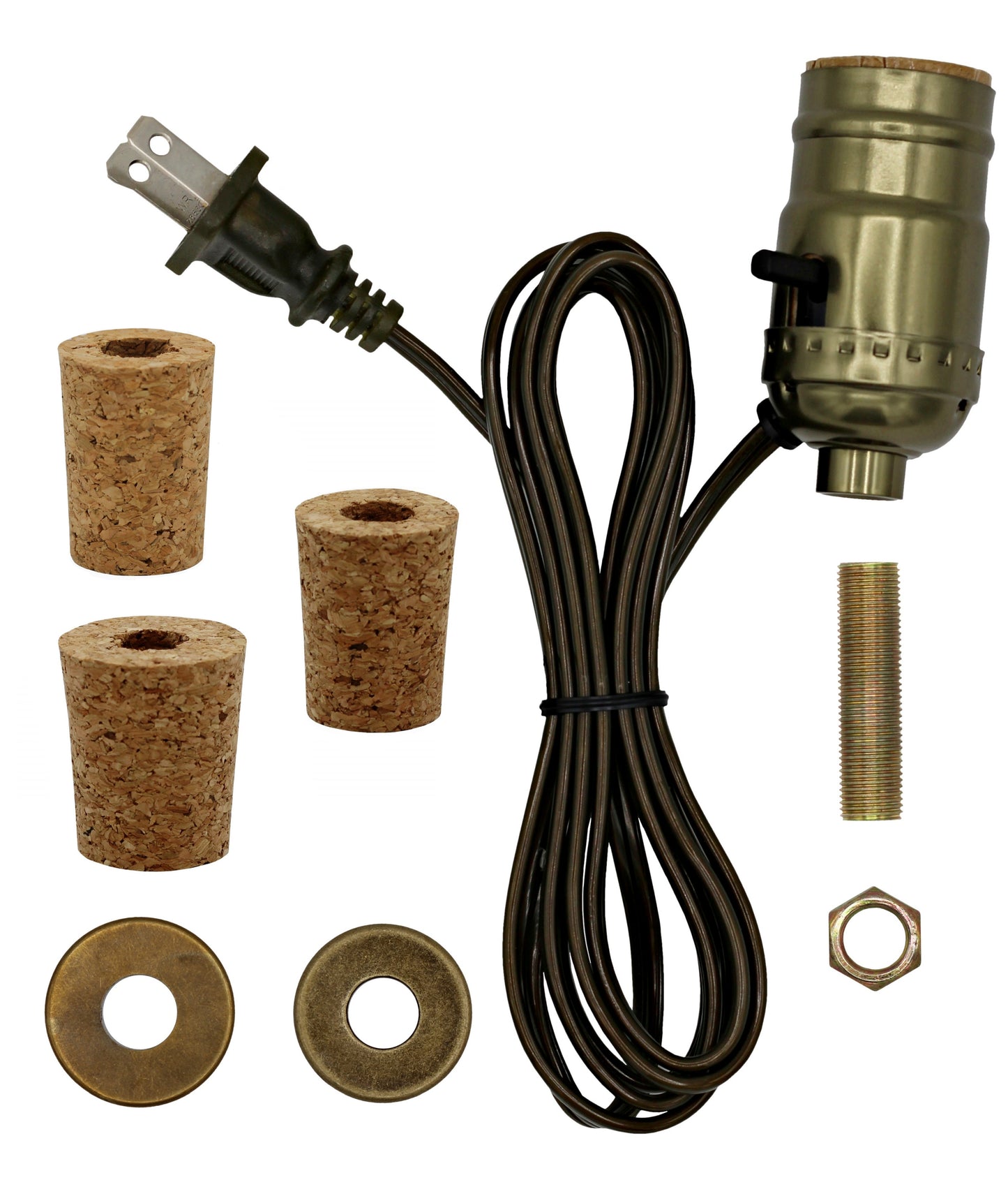 Pre-Wired Bottle Lamp Kit, Easily Convert Any Bottle Into A Lamp, DIY No