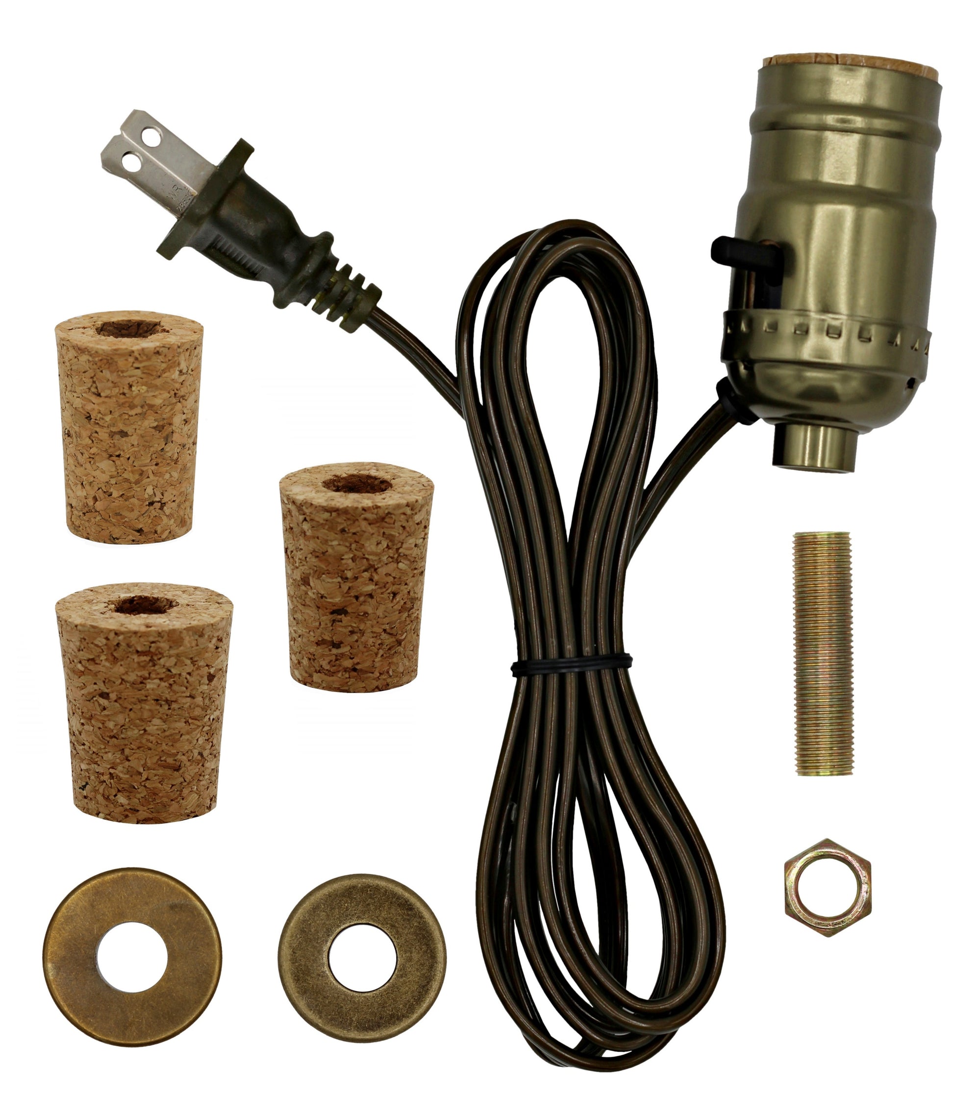 Pre-Wired Bottle Lamp Kit, Easily Convert Any Bottle Into A Lamp, DIY No